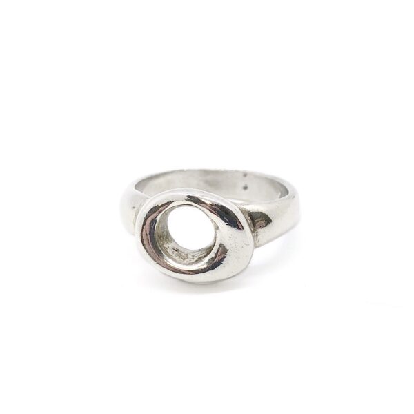 SS Skinny Lucky Stone Ring
