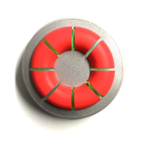 Sectioned Lifesaver on Silver