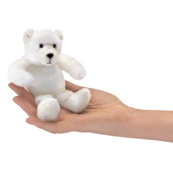 Mini Polar Bear Finger Puppet