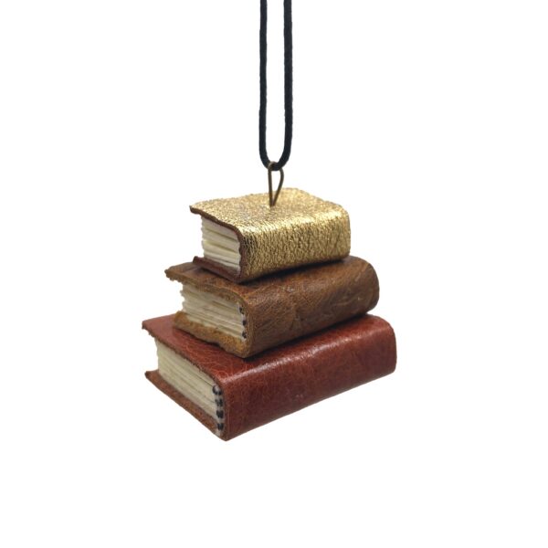 Stacked Books Ornament