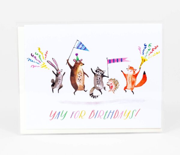 Critter Birthday Card